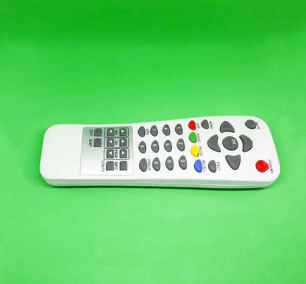 Tv remote control white background