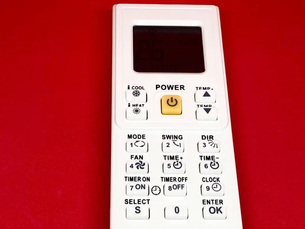 Latar Belakang Putih Remote Control — Stok Foto