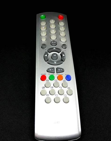 电视遥控器白色背景 — 图库照片
