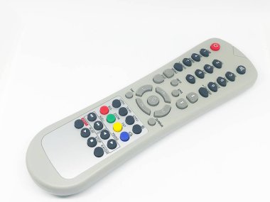 Uydu uzaktan kumanda beyaz arka plan