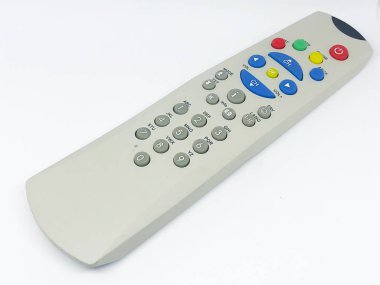 Uydu uzaktan kumanda beyaz arka plan