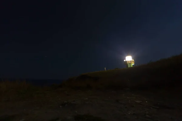 Rumeli Karaburun Leuchtturm Und Stadt — Stockfoto