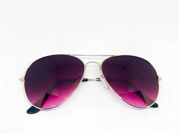 Super Sluneční Brýle Izolovaných Bílém Pozadí — Stock fotografie