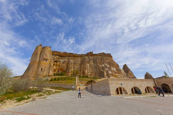 Hermosas Casas Piedra Goreme Capadocia Estilo Vida Campestre — Foto de Stock