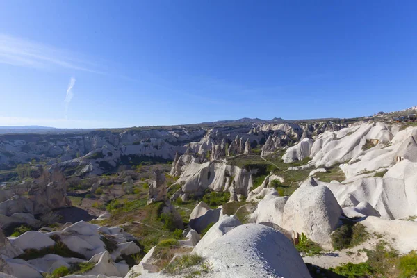 Hermosas Casas Piedra Goreme Capadocia Estilo Vida Campestre —  Fotos de Stock