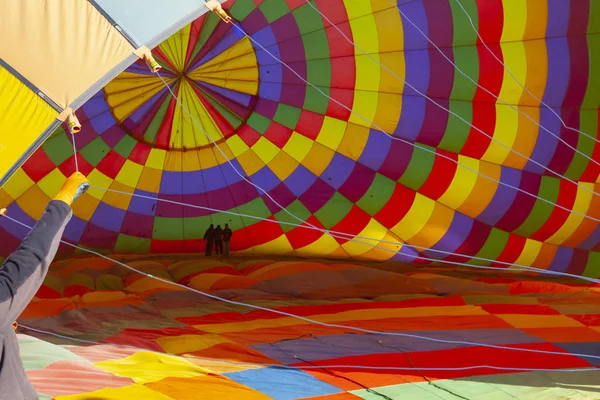 Muhteşem Kapadokya Nın Üzerinde Uçan Sıcak Hava Balonları Türkiye — Stok fotoğraf