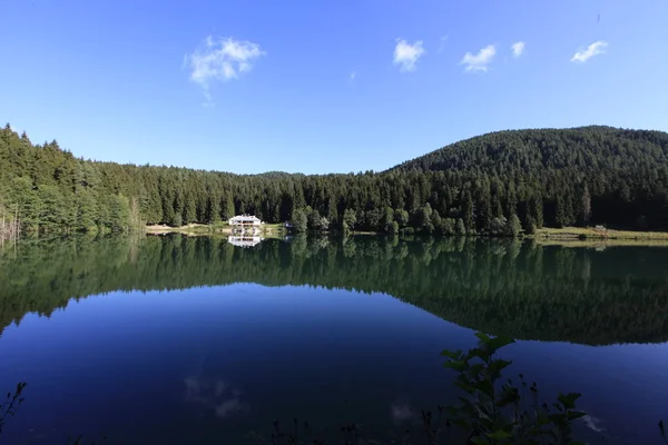 Paisaje Vista Karagol Lago Negro Destino Popular Para Los Turistas — Foto de Stock