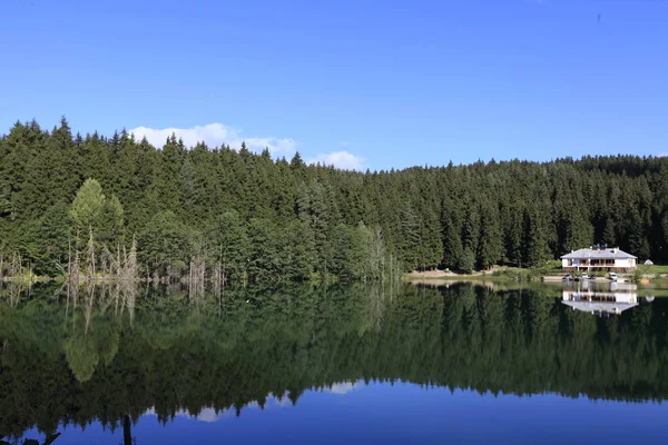 Šířku Karagol Černé Jezero Oblíbenou Destinací Pro Turisty Místní Obyvatelé — Stock fotografie