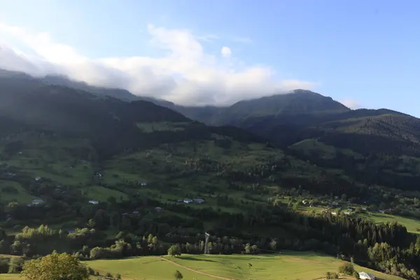 Hermoso Paisaje Verde Primavera Zonas Rurales Del Noreste Del País — Foto de Stock