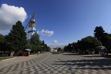 Gürcistan ve şehir ve siluet