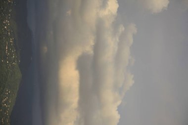 Gürcistan ve şehir ve siluet