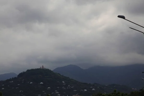 佐治亚州和城市与天际线 — 图库照片