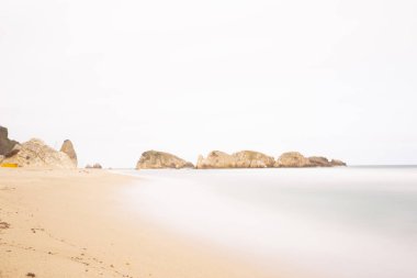Istanbul 'dan güzel kayalar ve deniz manzarası, Türkiye 'de Agva