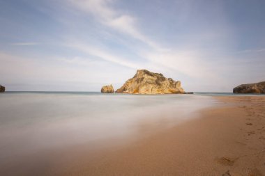 Istanbul 'dan güzel kayalar ve deniz manzarası, Türkiye 'de Agva