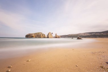 Istanbul 'dan güzel kayalar ve deniz manzarası, Türkiye 'de Agva