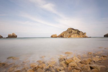 Istanbul 'dan güzel kayalar ve deniz manzarası, Türkiye 'de Agva