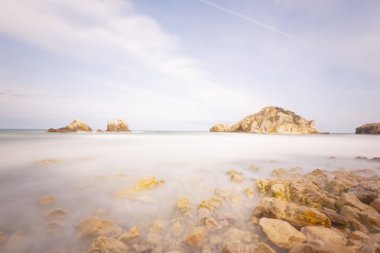 Istanbul 'dan güzel kayalar ve deniz manzarası, Türkiye 'de Agva