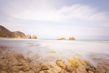 Istanbul 'dan güzel kayalar ve deniz manzarası, Türkiye 'de Agva