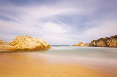 Istanbul 'dan güzel kayalar ve deniz manzarası, Türkiye 'de Agva