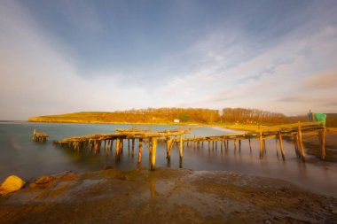 Istanbul 'dan güzel kayalar ve deniz manzarası, Türkiye 'de Agva