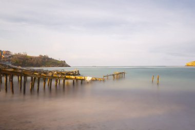 Istanbul 'dan güzel kayalar ve deniz manzarası, Türkiye 'de Agva