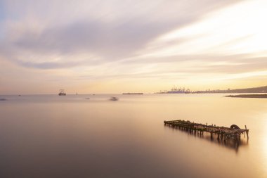 Istanbul 'dan güzel kayalar ve deniz manzarası, Türkiye 'de Agva