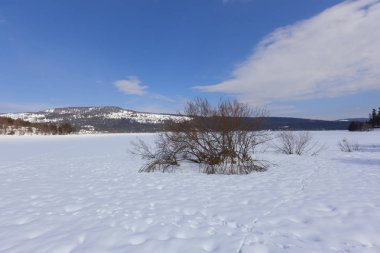 Abant-Gölcük güzel görünümü. İnanılmaz göl manzarası. Bolu Türkiye