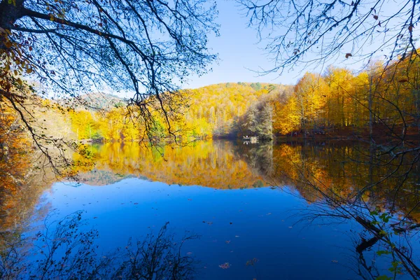 Национальный Парк Седьмые Озера Турции Осенью Едигольский Парк Милли — стоковое фото