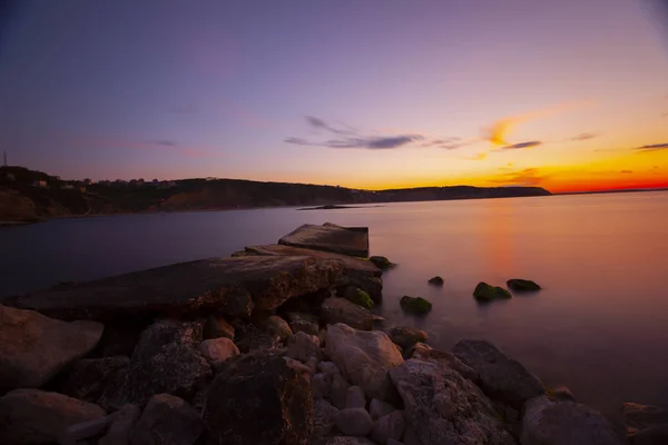 Spektakulär Utsikt Över Det Lugna Vattnet Sjön Durusu Lake Terkos — Stockfoto