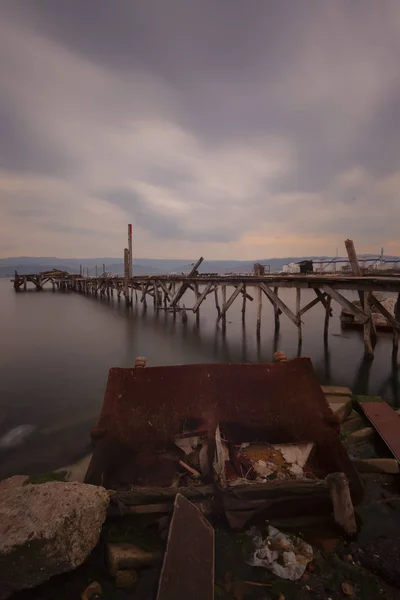 Sekapark Izmit Kocaeli Gyönyörű Természeti Park Tengerparton Napnyugta Kilátás Tengerre — Stock Fotó