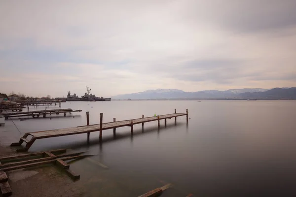 セカパーク イズミット コーチェリ 海岸沿いの美しい自然公園 トルコの夕日の海の景色 — ストック写真