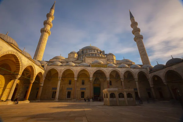 Prachtige Suleymaniye Camii Istanbul Turkije — Stockfoto