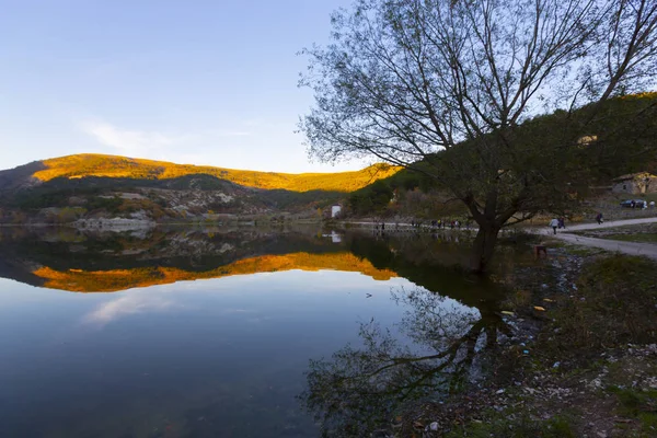 Veduta Del Mulino Sul Lago Cubuk Turchia Bolu Villaggio Cubuk — Foto Stock