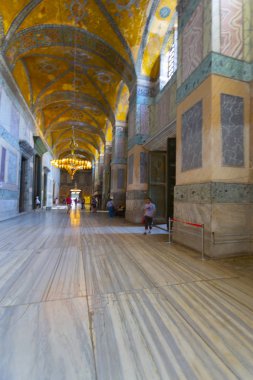 İstanbul 'daki hagia soyasının içi, hindi