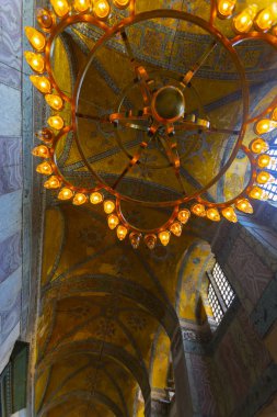İstanbul 'daki hagia soyasının içi, hindi