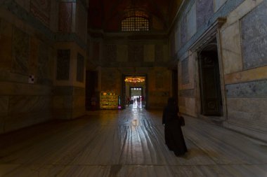 İstanbul 'daki hagia soyasının içi, hindi