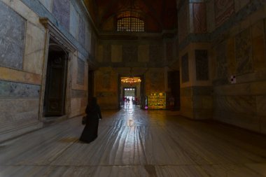 İstanbul 'daki hagia soyasının içi, hindi