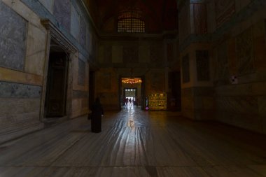 İstanbul 'daki hagia soyasının içi, hindi