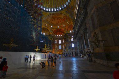 İstanbul 'daki hagia soyasının içi, hindi