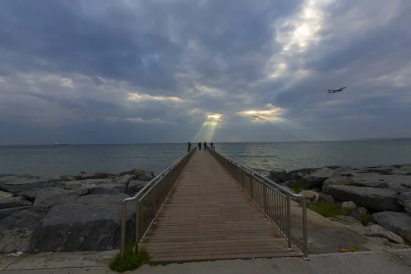 Florya Menekse Beach Stanbul Törökország — Stock Fotó