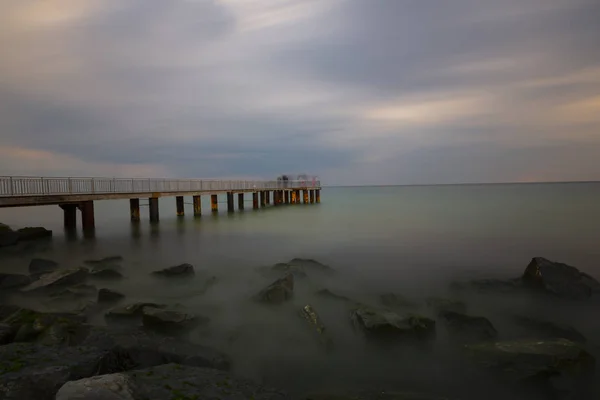 Florya Menekse Plaża Istanbul Turcja — Zdjęcie stockowe