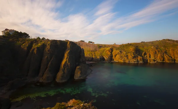 Rumeli Feneri Faro Rumeli Istanbul Turchia Lato Mar Nero Costa — Foto Stock