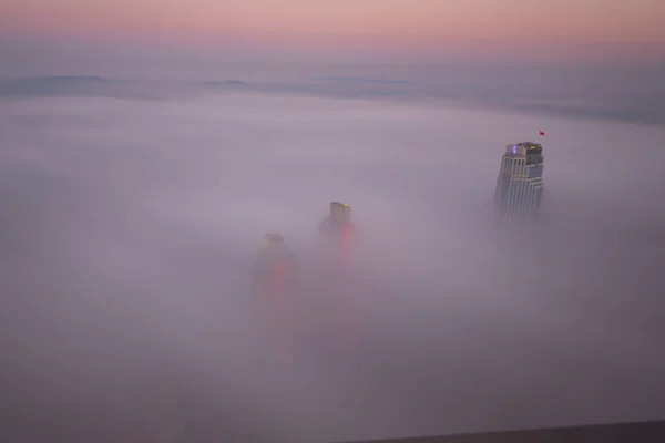 Rascacielos Niebla Estambul Turquía — Foto de Stock