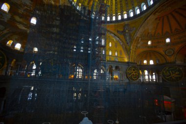 İstanbul Türkiye 'de Ayasofya iç mimarisi - mimari geçmişi