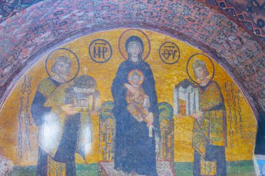 İstanbul Türkiye 'de Ayasofya iç mimarisi - mimari geçmişi