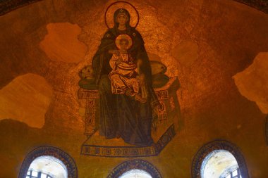 İstanbul Türkiye 'de Ayasofya iç mimarisi - mimari geçmişi