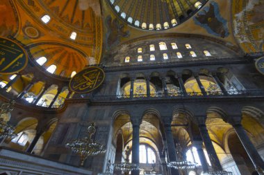 İstanbul Türkiye 'de Ayasofya iç mimarisi - mimari geçmişi
