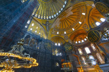 İstanbul Türkiye 'de Ayasofya iç mimarisi - mimari geçmişi