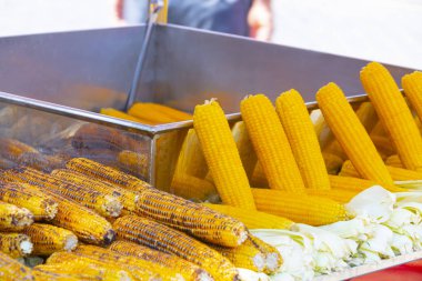 Galata Kulesi'nden Haliç'in panoramik manzarası. Galata Köprüsü ve Haliç Metro Köprüsü. İstanbul, Türkiye.