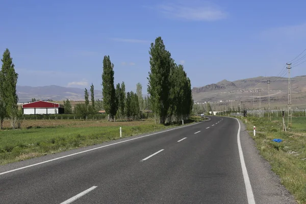 Montaña Volcánica Erciyes Tierras Cultivo Kayseri Panaromic Kayseri Turquía — Foto de Stock